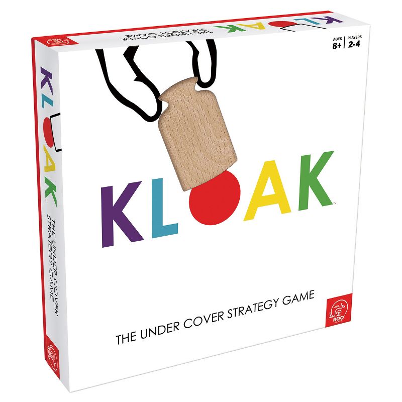 ROO GAMES - Kloak - Strategy Board Game for Kids and Adults - for Ages 8+ - Kloak and Unkloak to Get Three in A Row