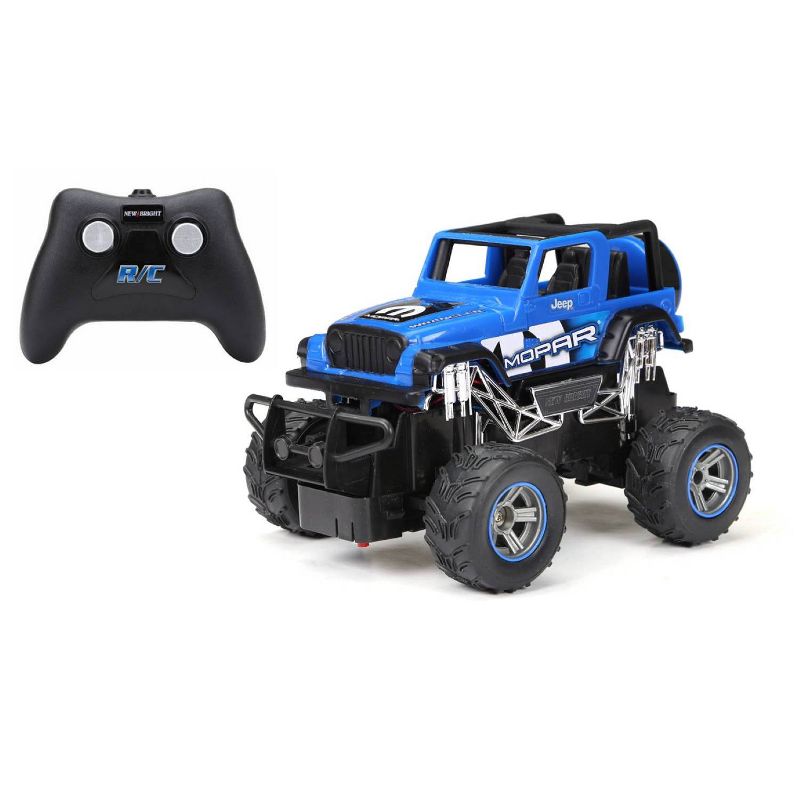 New Bright 1:24 R/C FF Truck - Jeep Blue