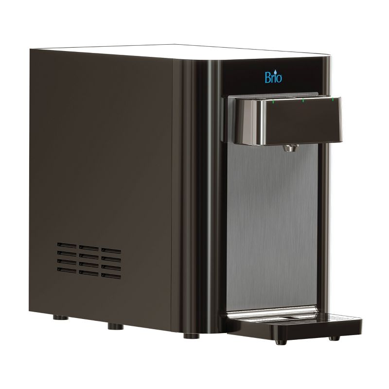 Brio Countertop Self Cleaning Bottleless Water Cooler Dispenser with 2 Stage Water Filter Included