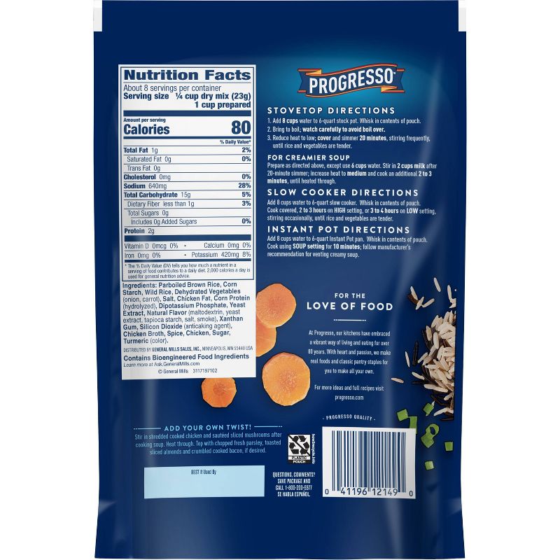 Progresso Creamy Wild Rice Dry Soup Mix - 6.5oz