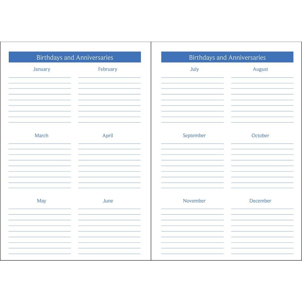 Calendar Ink,  Blue Sleek 2021 Planner 2021