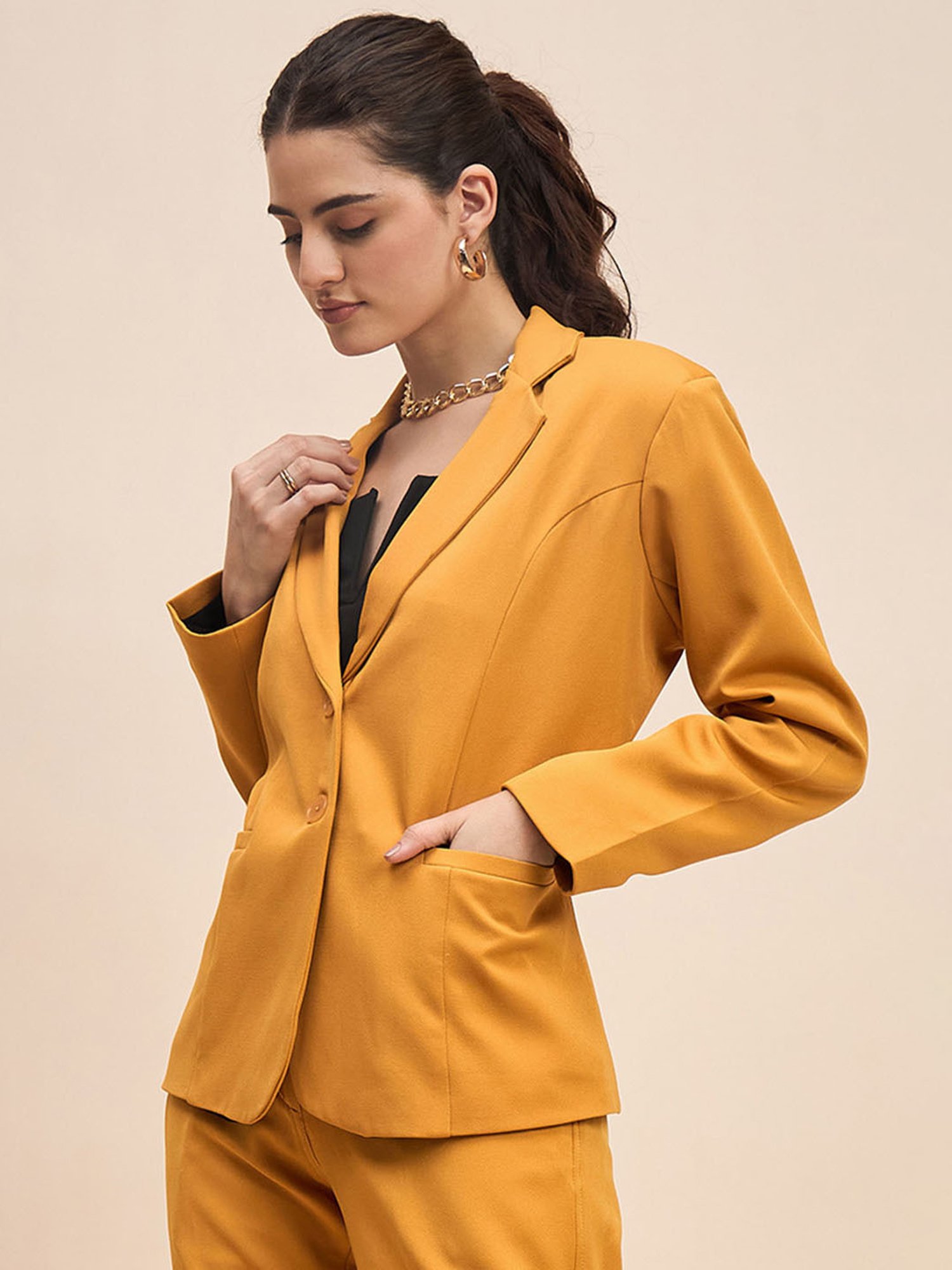 BRINNS Mustard Blazer