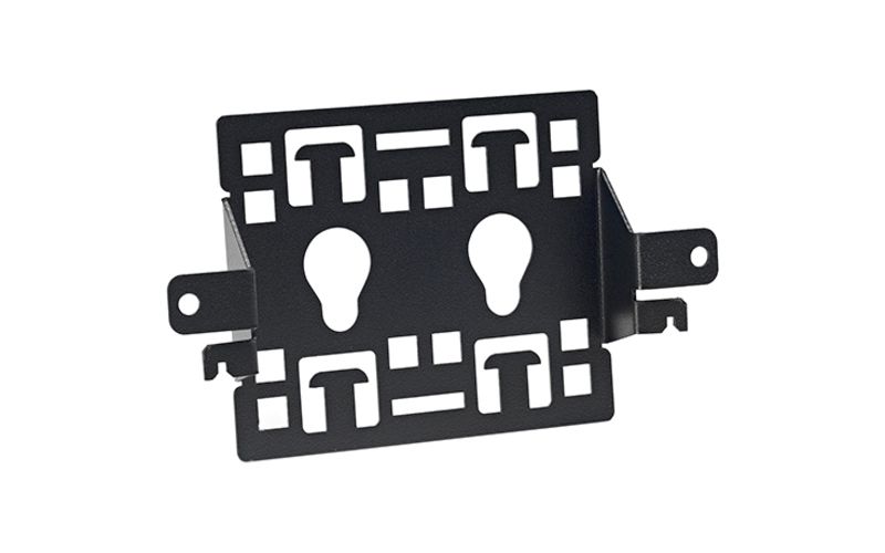 APC by Schneider Electric Mounting Bracket for Enclosure, Rack - Black Acrylic - Black Acrylic