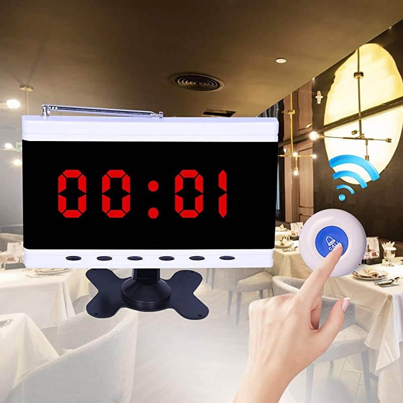 Call Buttons for Caregiver Pager and Restaurant Pager Extra Transmitter Button 3 PCS WaterproofNeed to Be Paired with Receiver to Work