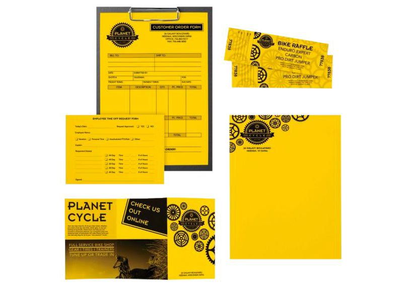 Astrobrights Card Stock, 8-1/2 x 11 Inches, Sunburst Yellow, pk of 250