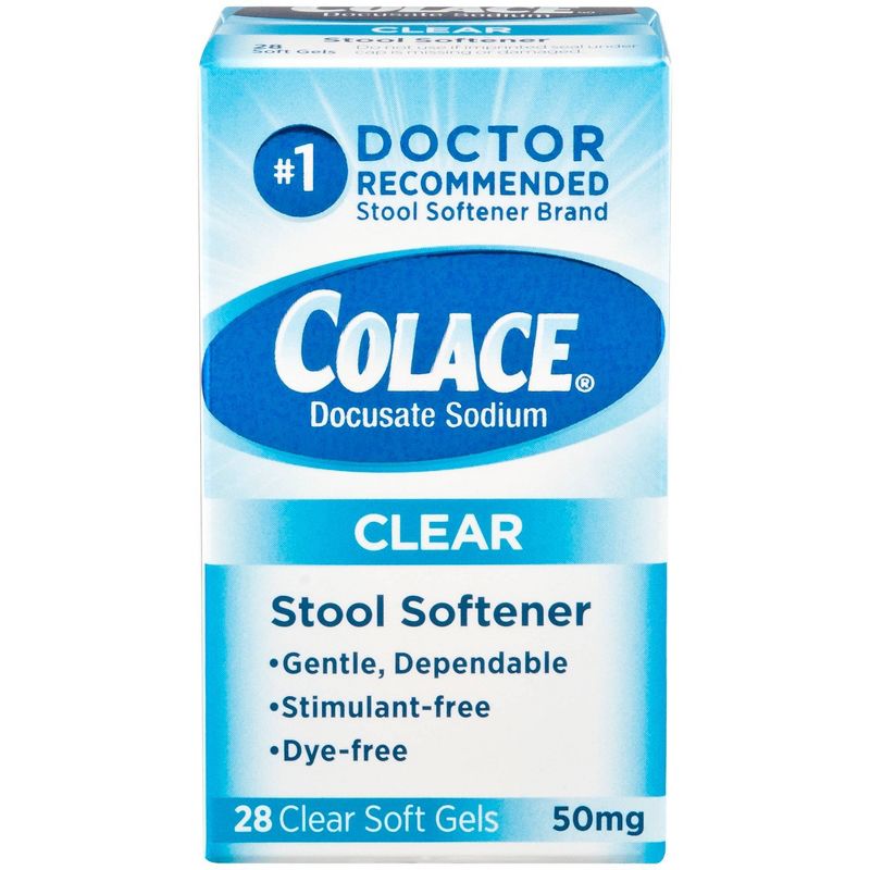 Colace Clear Soft Gels - 28ct