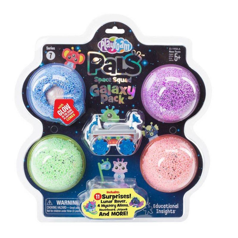 Playfoam Pals Space Squad Galaxy Pack - Blue/Green/Purple - Educational Insights