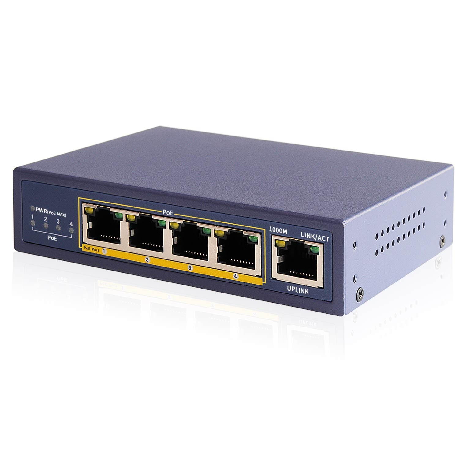 Netis ST3208 8 10/100Mbps RJ45 Ports Fast Ethernet Web Management Switch, Auto-Negotiation & Plug & Play