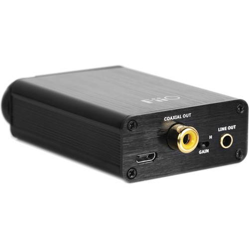 FiiO E10K OLYMPUS Computer USB DAC and Headphone Amplifier (Black)