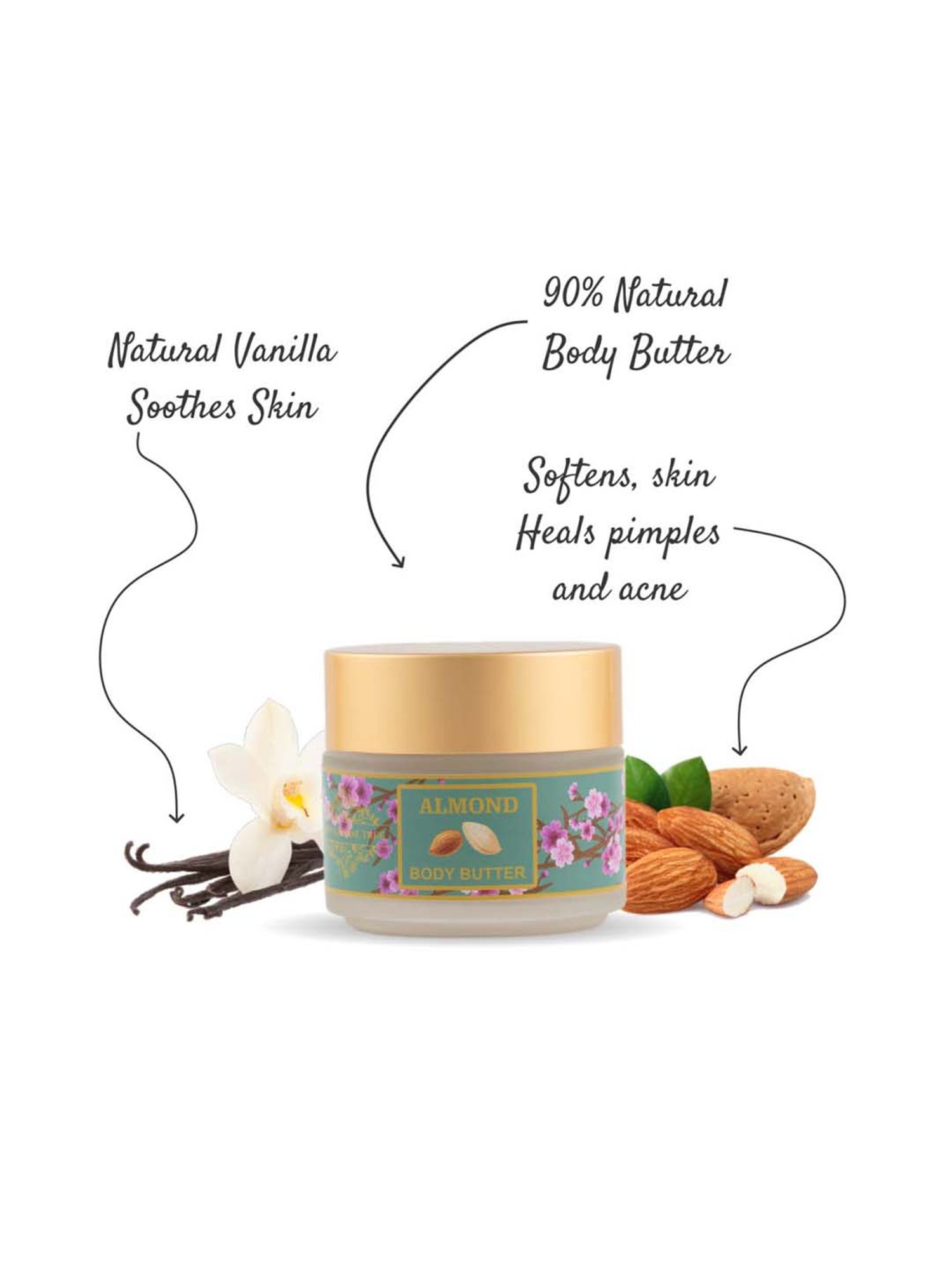 The Love Co. Cherry Blossom Body Butter - 200 gm