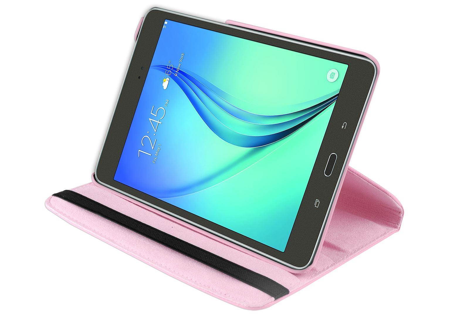 Hellfire Trading PU Leather Case 360 Rotating for Samsung Galaxy Tab A 8 T350 8" - Purple