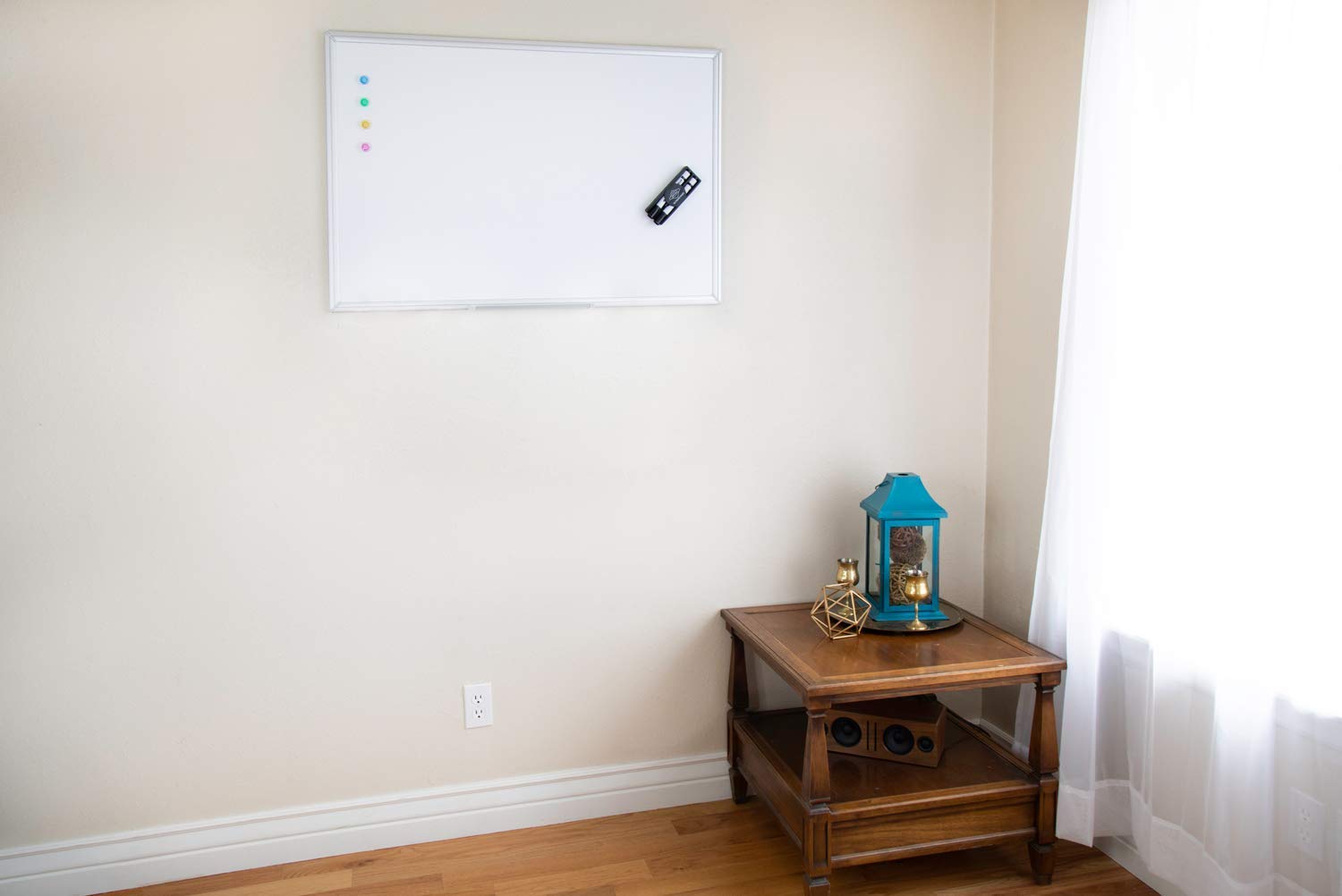 Offex Home Office Wall Mounted Dry Erase Magnetic Whiteboard - 24"H x 36"W