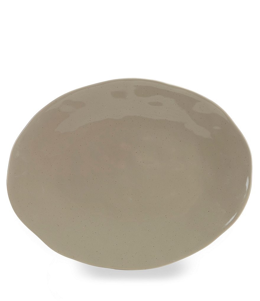 Noble Excellence Willow Collection Glazed Oval Platter