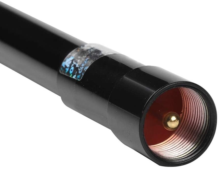 UHF/VHF Antenna, ASHATA Antenna Dual Band UHF 400-500MHz / VHF 130-174MHz Mobile Antenna,Portable Car Radio Antenna 22cm with UHF / Pl259 Connector for NL-350(Black)