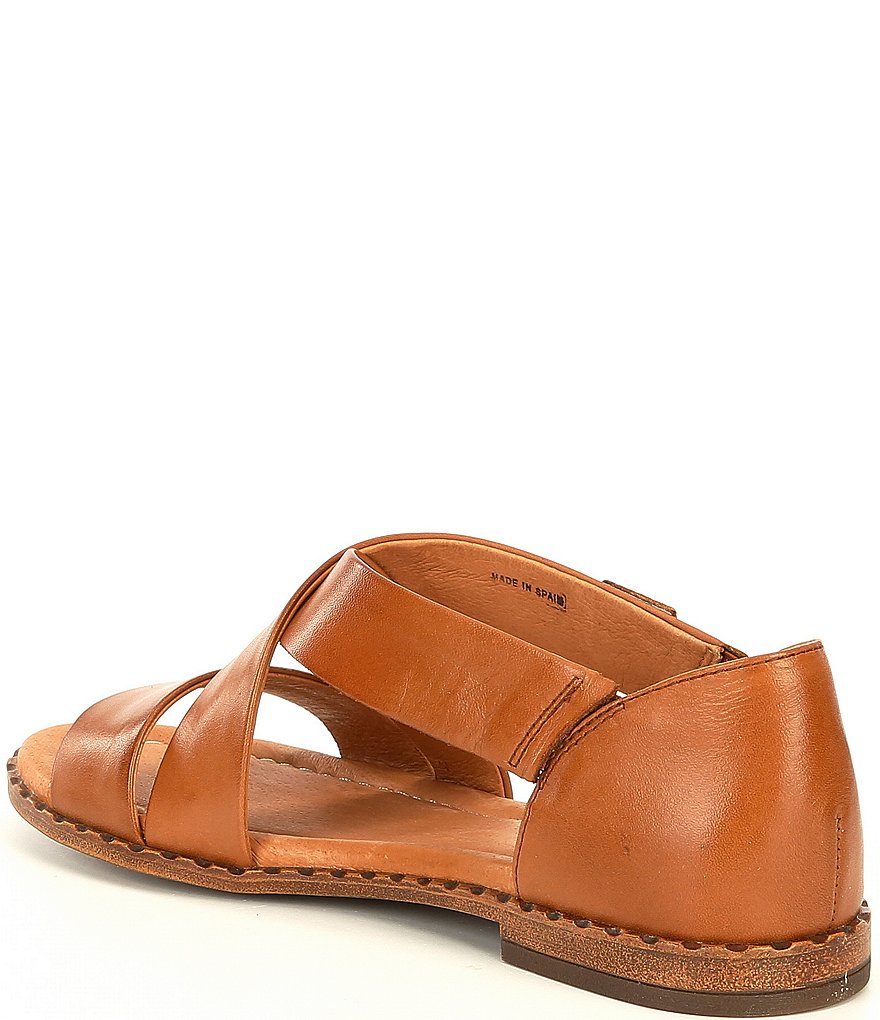 Pikolinos Algar Crisscross Banded Leather Slip-On Sandals