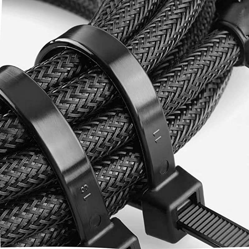 Zip Ties Heavy Duty ties 16 inch Black Tensile Strength 80 lbs ABS New Material Industrial Quality Will Come in Handy for All Craft and Hobby Projects 100 per pack Black