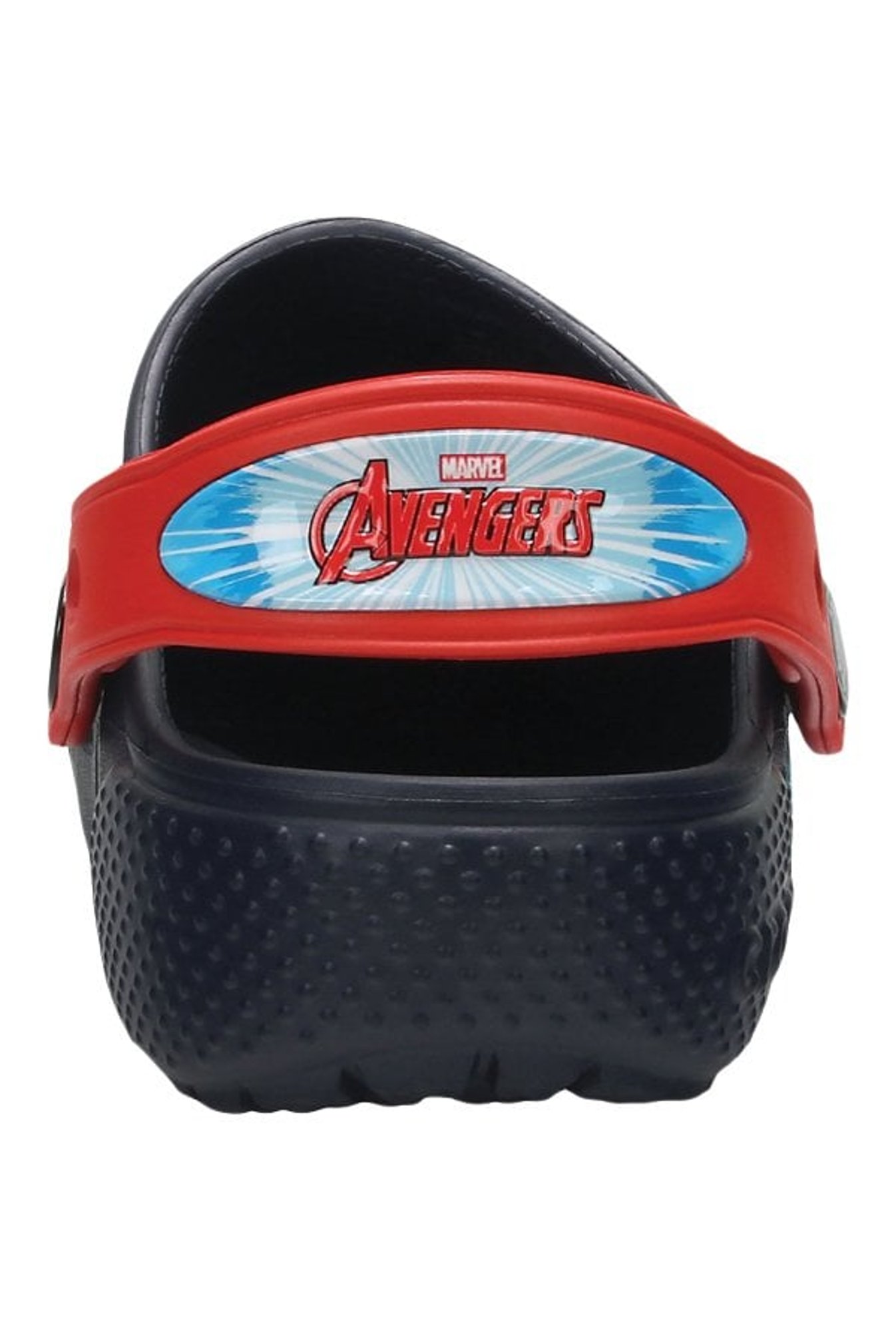 Kids FunLab Marvel Avengers Sky Blue & Red Back Strap Clogs