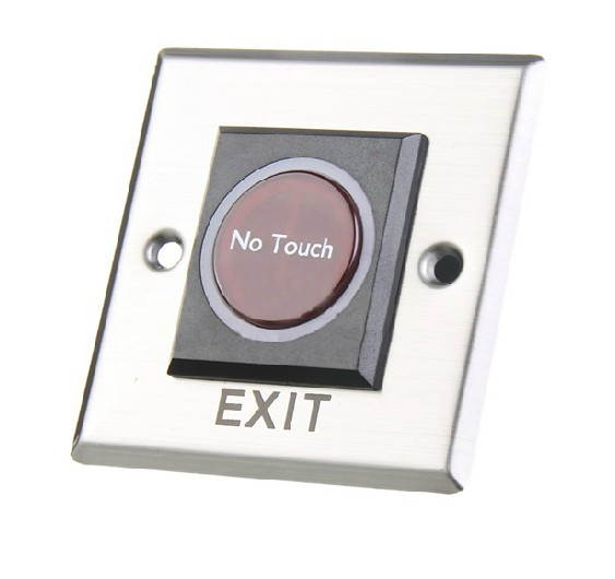 Infrared Sensor Switch No Touch Contactless Door Release Exit Button with LED Indication