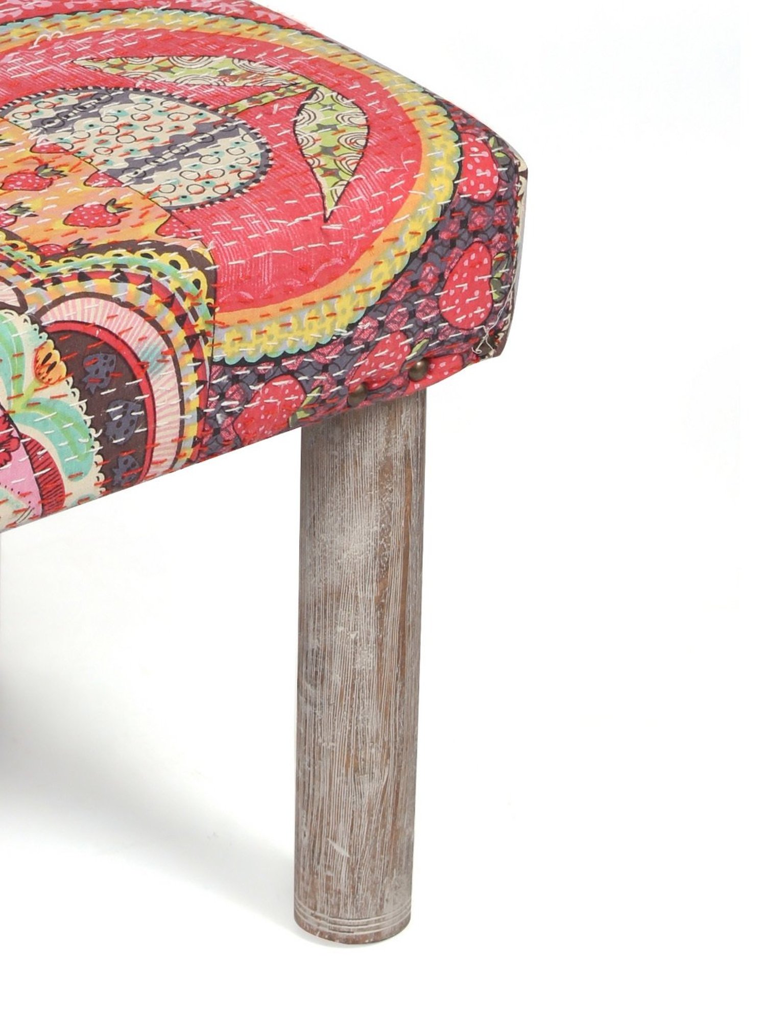 Chumbak Jodhpur Sailor Solid Blue Sheesham Wood Bench