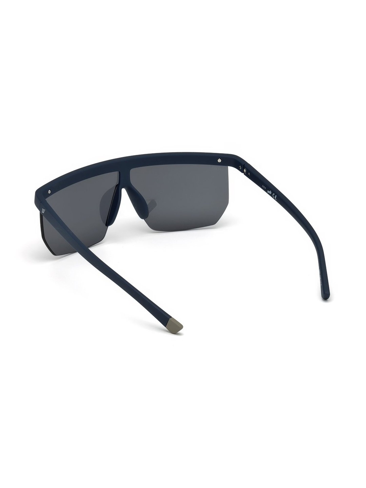 WEB EYEWEAR Grey Shield Sunglasses Designed in Italy