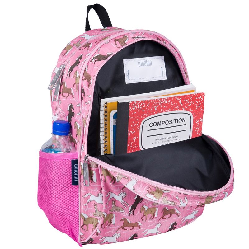 Wildkin Horses in Pink 15 Inch Backpack