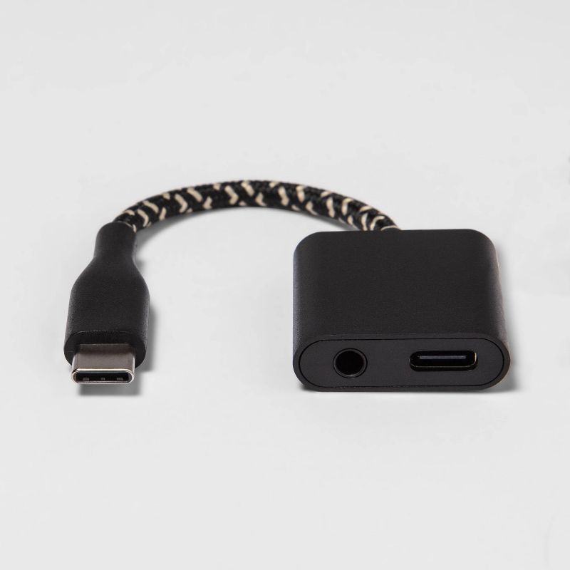 heyday™ 3.5mm Dongle USB-C - Black/Gold