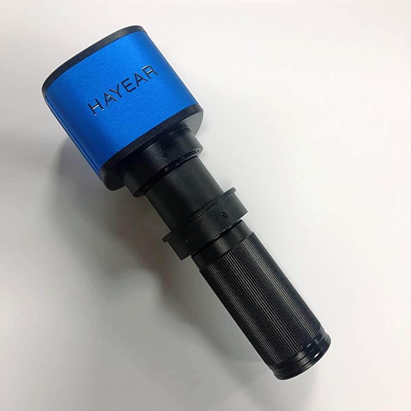 16MP HDMI 1920x1080P Resolution Digital HD Microscope Camera 5X- 300X Magnification Optical Lens Bracket with Illumination Portable