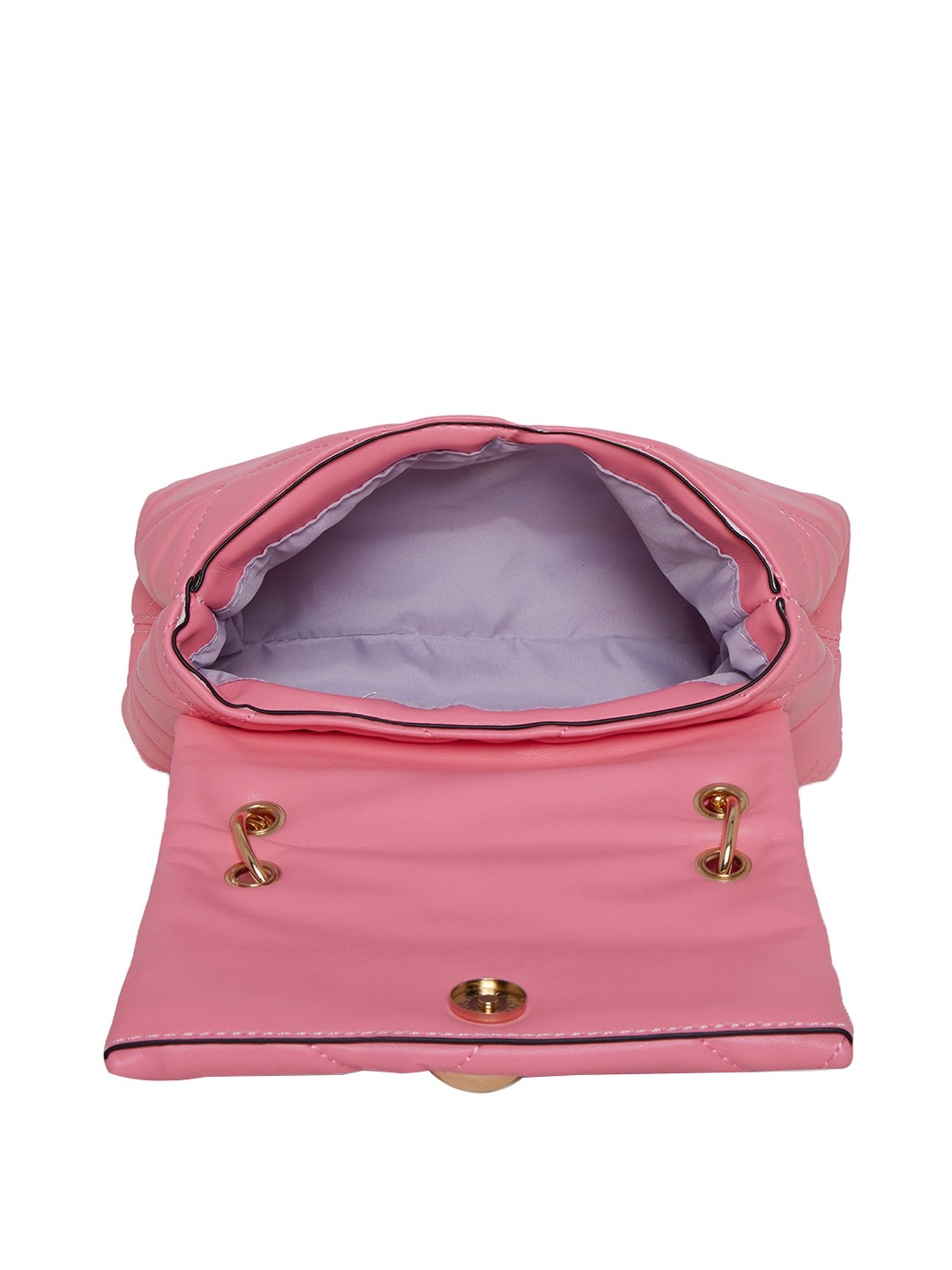 Call It Spring DAISEE670 Pink Quilted Medium Satchel Handbag