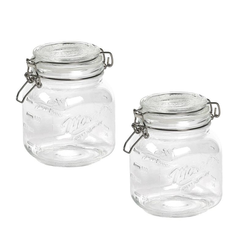 Masontops Pickle Pipe and Pickle Pebble Mason Jar Fermentation Kit - Wide