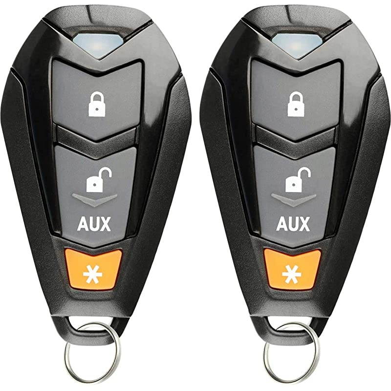Keyless Entry Remote Starter Car Key Fob Alarm for Aftermarket Viper EZSDEI7141 474V Pack of 2