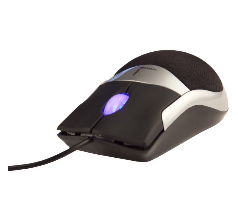 Urban Factory Foamy Mouse - Optical - Cable - USB - 800 dpi - Scroll Wheel