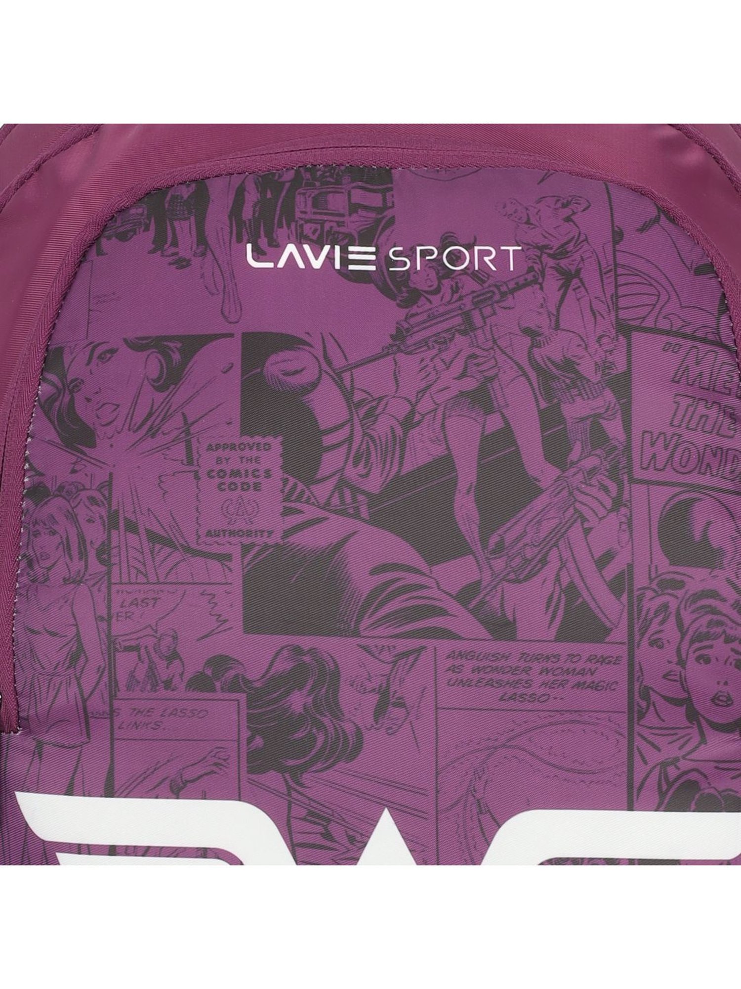 LAVIE SPORT Maroon Printed Laptop Backpack