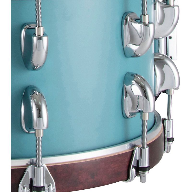 Dixon Cornerstone Maple Wood Hoop Snare Drum 14 x 6.5 in. Quetzal Blue