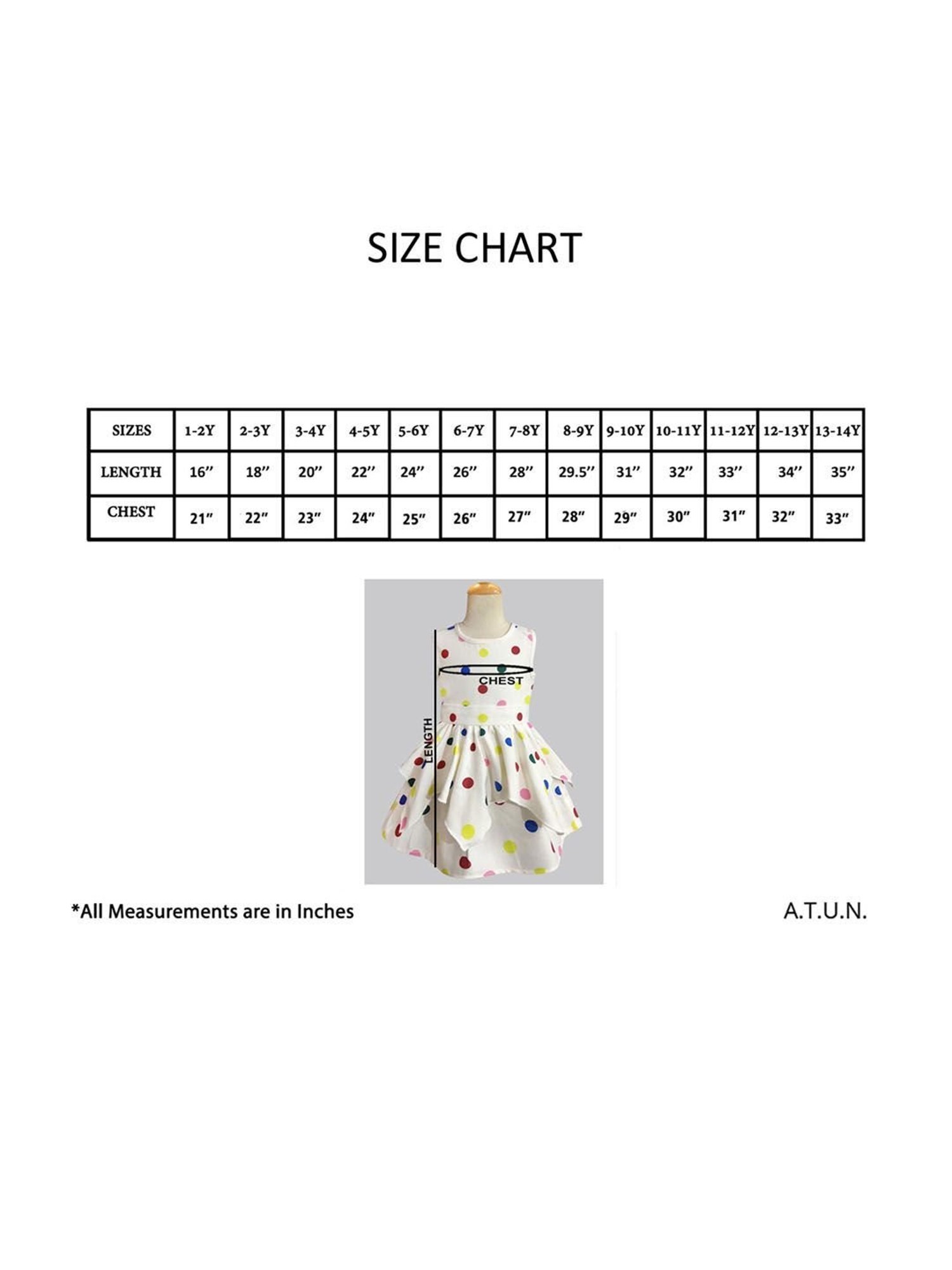 A.T.U.N. Girls Maroon & White Printed Dress