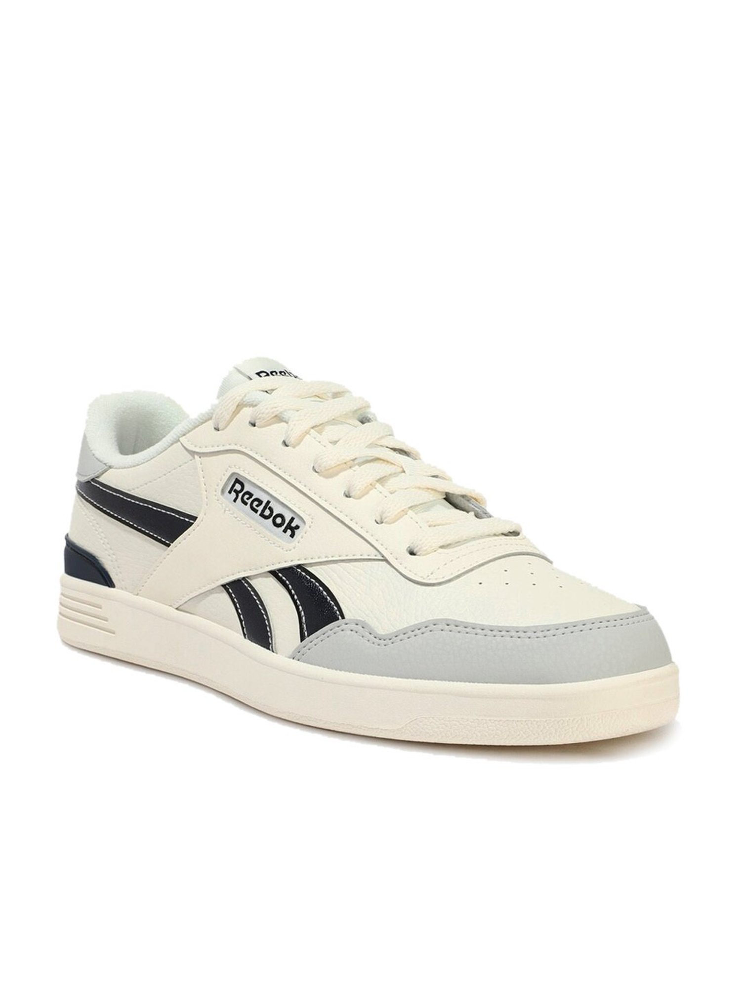 Reebok Men's Court Advance Clip Cream Casual Sneakers