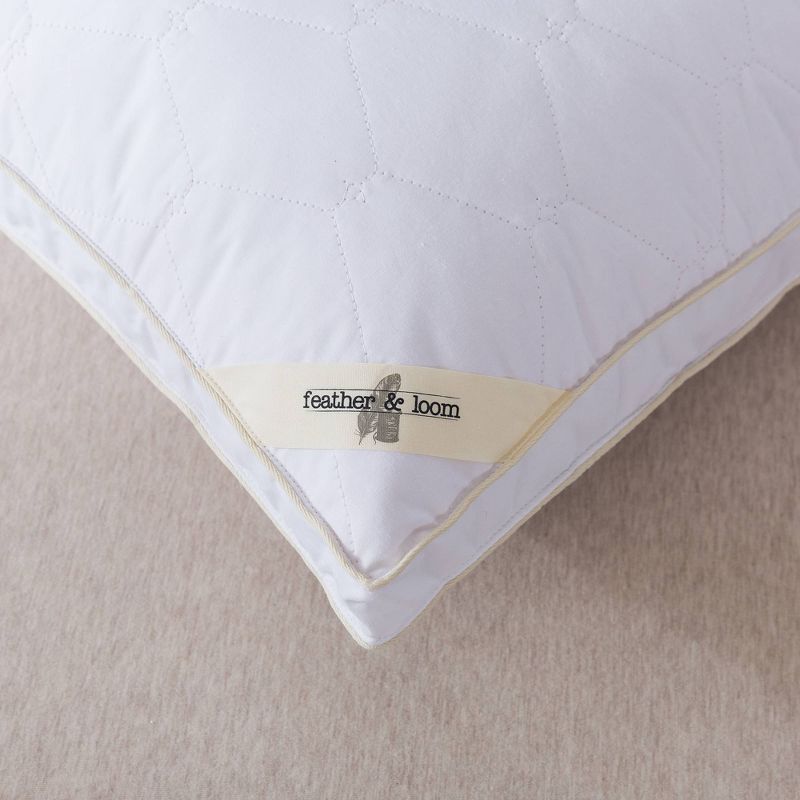 Standard Feather & Loom Bed Pillow - St. James Home