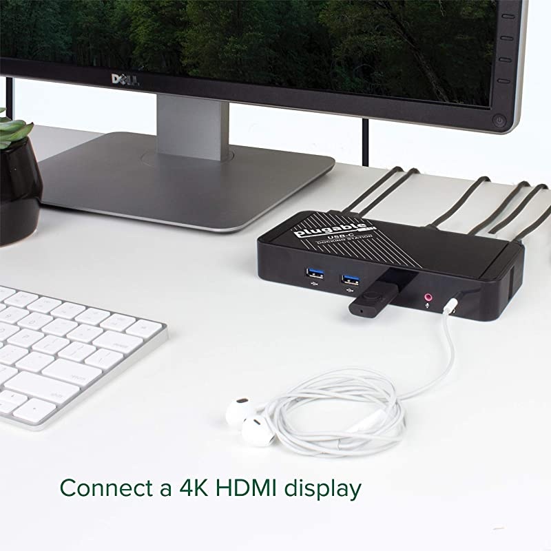 MiniDP Video Dock with USB 30 LAN Hub Black Mini DisplayPort to HDMI or DisplayPort 2port USB hub with 1 Gigabit Ethernet port for Macbooks Surface Pros and DellAsusLenovoHP Laptops JUH30412S1