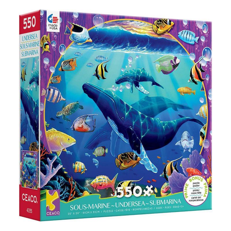 Ceaco Humpback Paradise Jigsaw Puzzle - 550pc