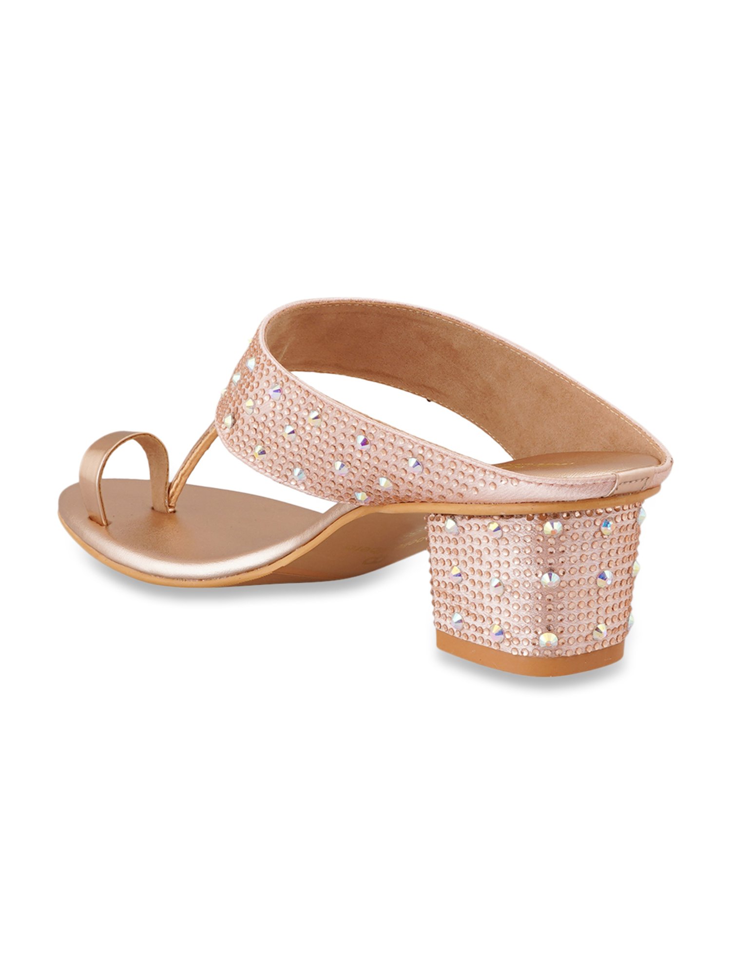 Pelle Albero Women's Pink Toe Ring Sandals