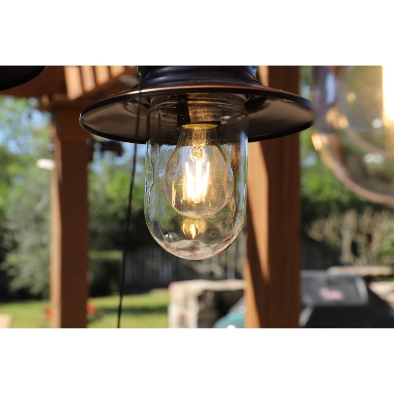 Bel Air Lighting Outdoor Hanging Pendant Black