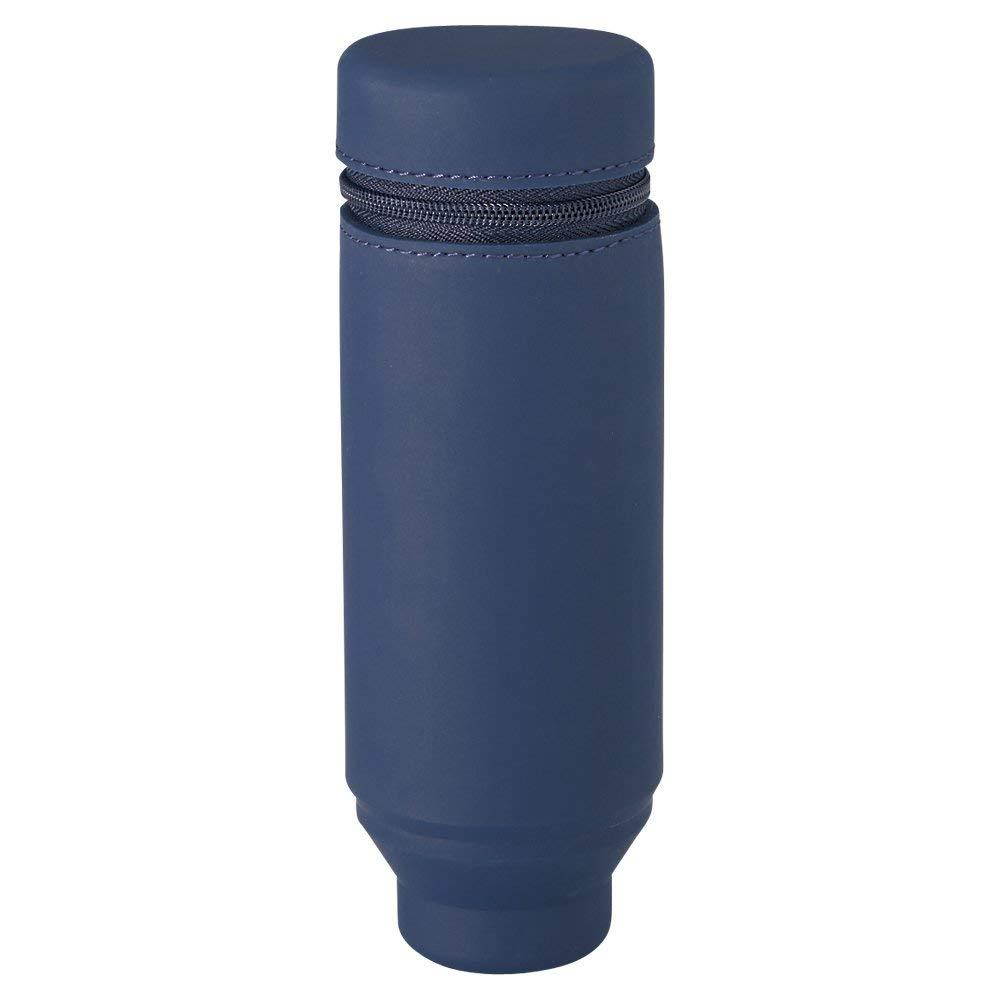 Lihit Lab., Inc. stand pen case smart fit Akutakuto navy A7692-11