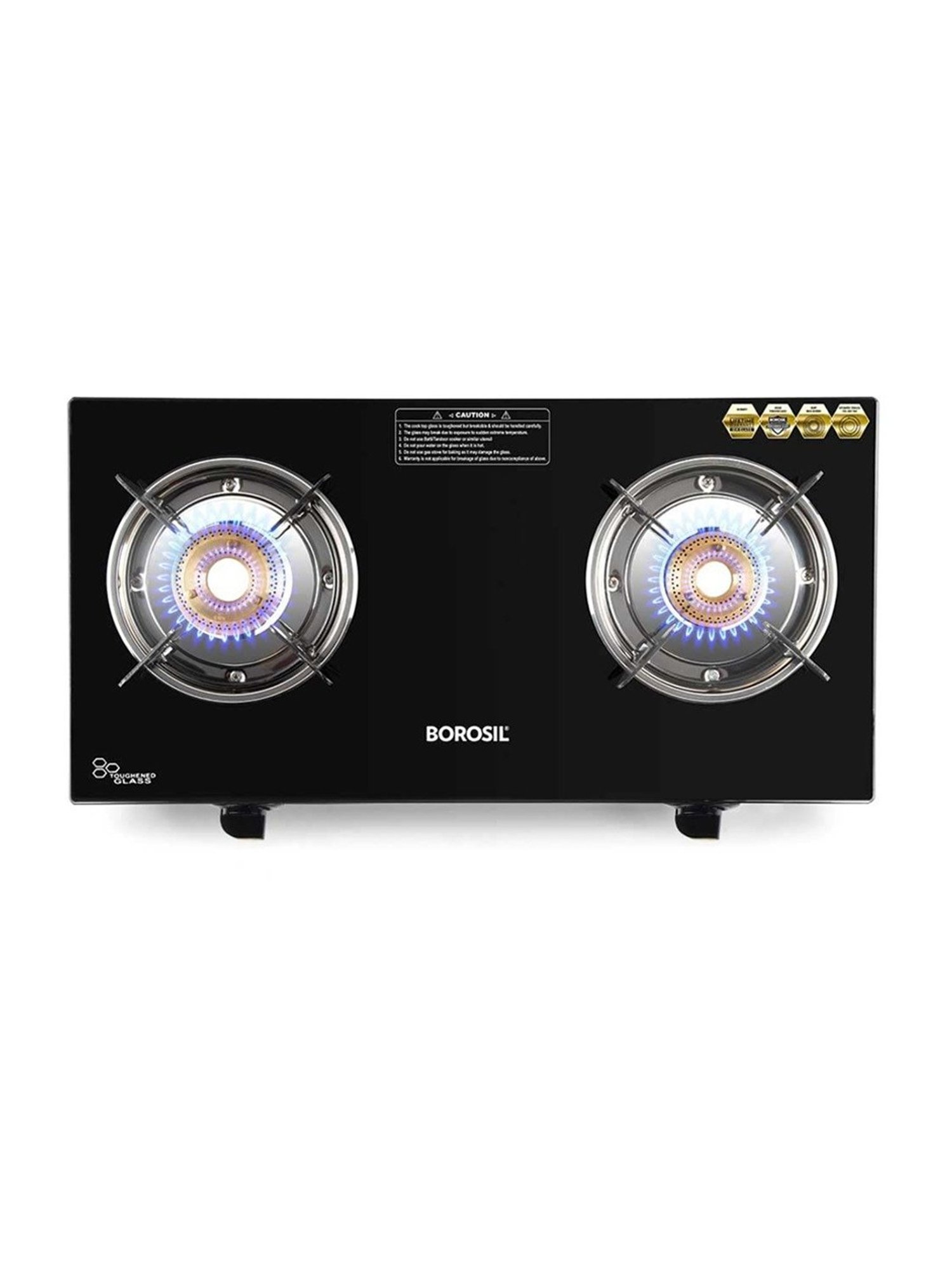 Range Kleen 4pc Porcelain Drip Pan Set Black