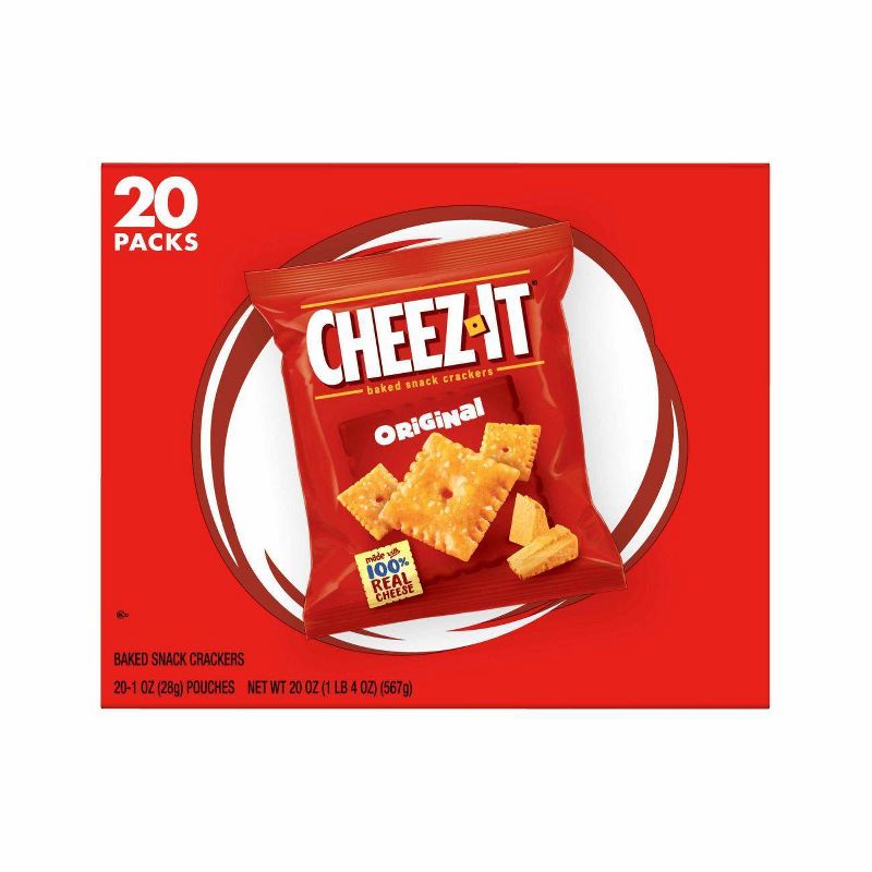 Cheez-It Original Baked Snack Crackers - 1oz - 20ct