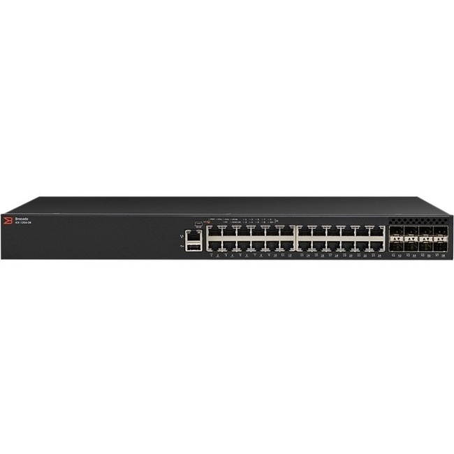 Brocade Icx 7250-24p Layer 3 Switch - 24 Ports - Manageable - Stack Port - 8 X Expansion Slots - 10/100/1000base-tx, 10gbase-x - Uplink Port - Modular - 24, 8 X Network, Expansion (icx7250-24p-2x10g)