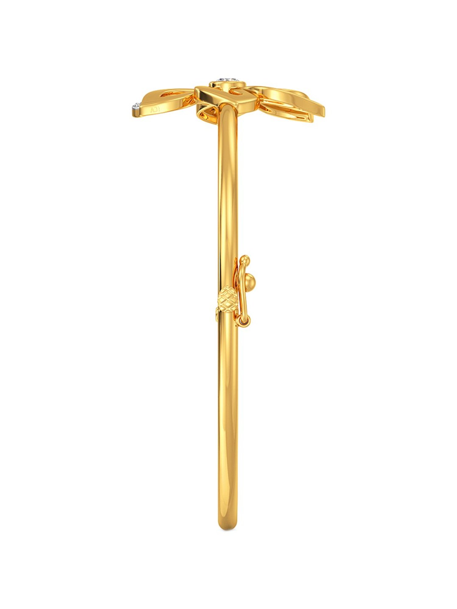 Mia by Tanishq Cupid Charm 14k Gold & Diamond Bracelet for Women