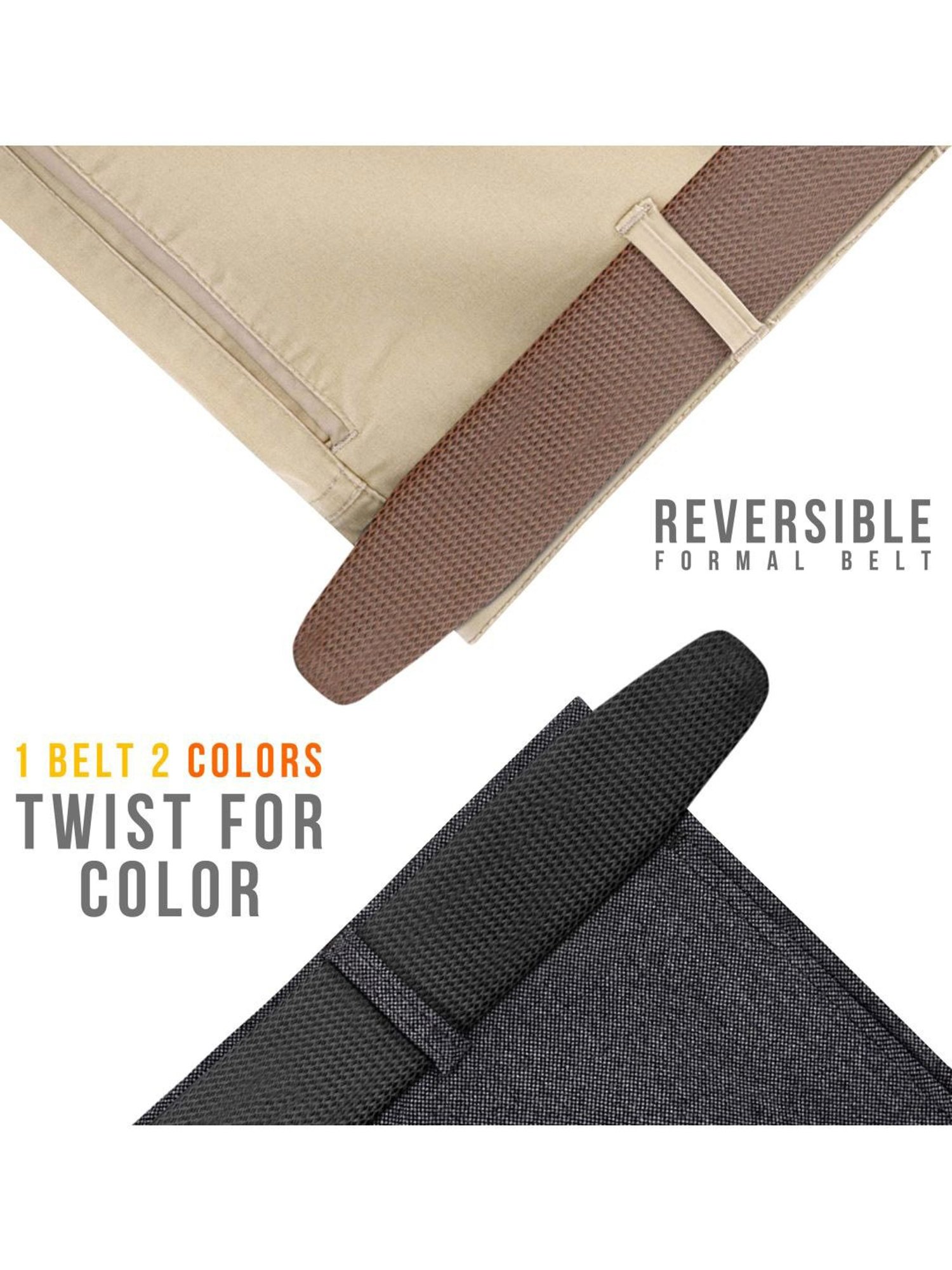 SCHARF Reversible Vegan Leather Belt's for Men