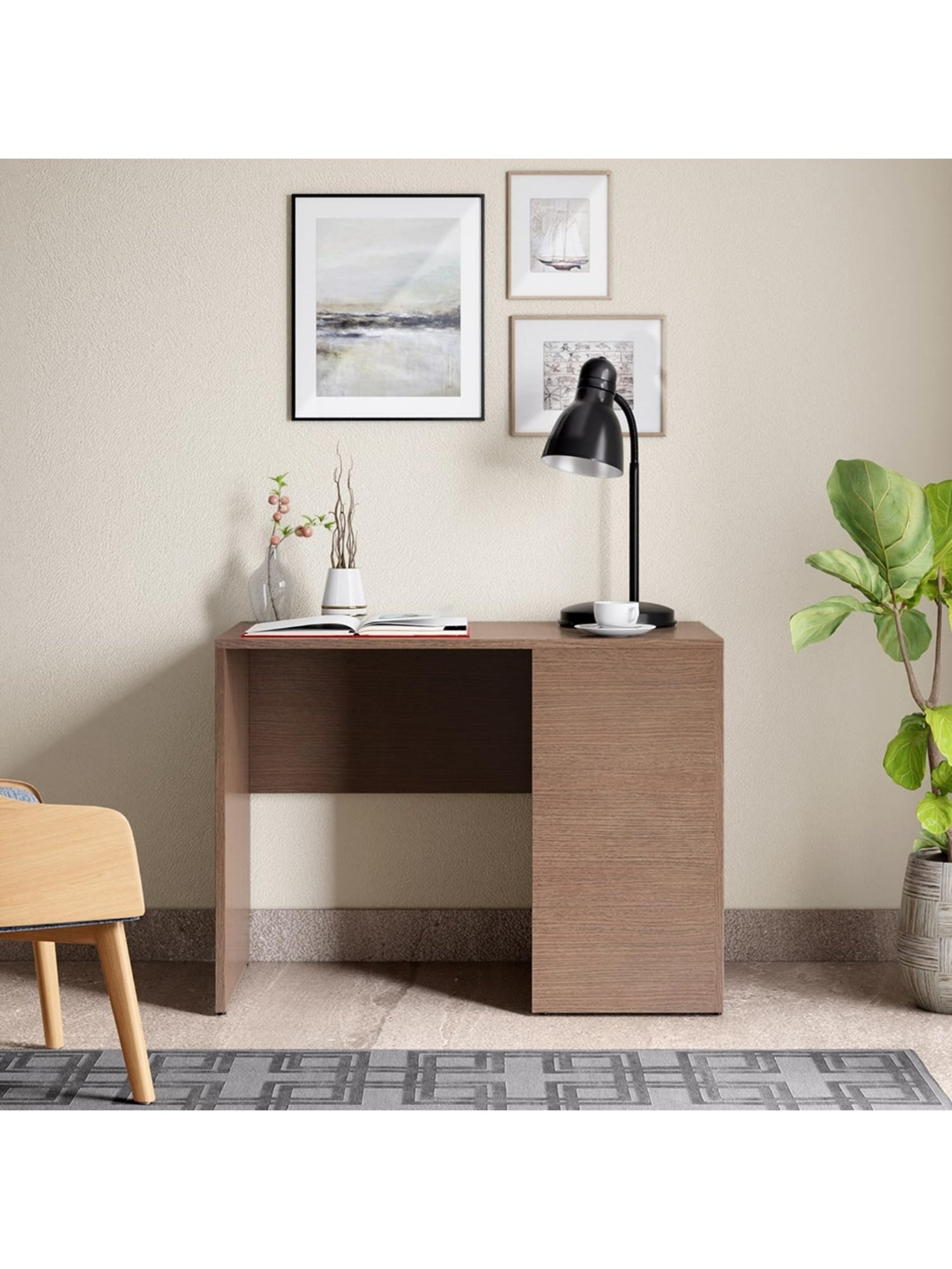 Godrej Interio Floyd Brown Engineered Wood Study Table