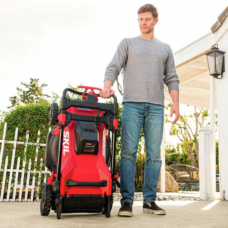 Skil SM4910-10 PWRCore 40 40V Brushless Lithium-Ion Self-Propelled 20 in. Cordless Mower Kit (5 Ah)