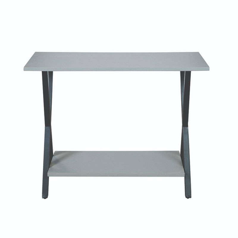 36" Slade Coffee Table with End Table and TV/Sofa Console Table Gray - Alaterre Furniture