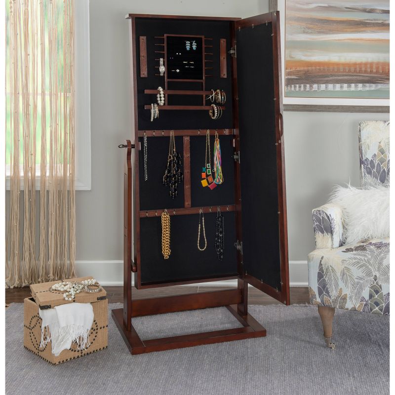 Crystal Jewelry Armoire Espresso - Hives & Honey